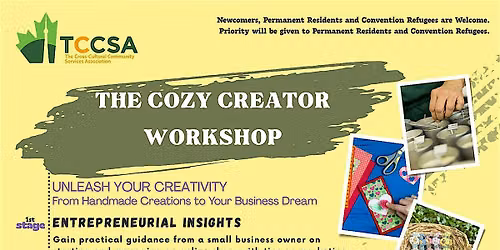 Free Cozy Creator Workshop: Craft, Unwind & Connect