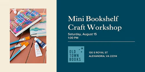 Craft Workshop: Mini Bookshelf