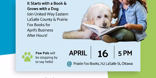 Business After Hours with Prairie Fox Books and United Way ELC