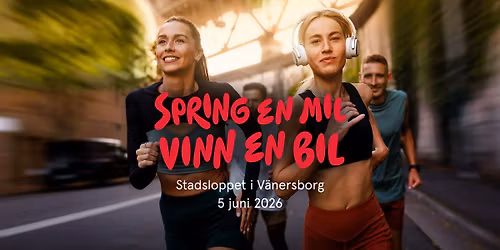 SPRING EN MIL VINN EN BIL