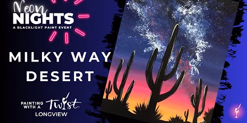Neon Nights Glow Paint Night!