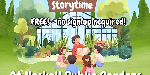 Little Sprouts in the Garden Preschool Storytime