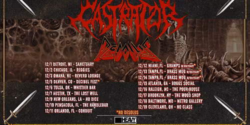 CASTRATOR w\/ Desolus @ Metro Baltimore 