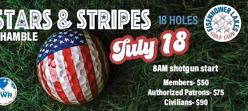 Stars & Stripes Shamble at Eisenhower Lakes Golf Club