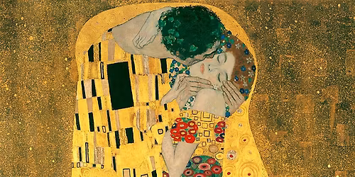 Valentines Paint Klimt's The Kiss, London