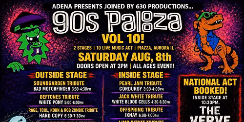90's Palooza VOL 10 - New Venue -with the VERVE PIPE