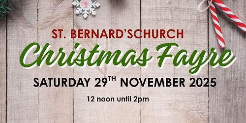 St Bernard's Christmas Fayre