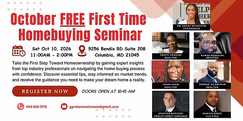 FREE First Time Homebuyer Seminar