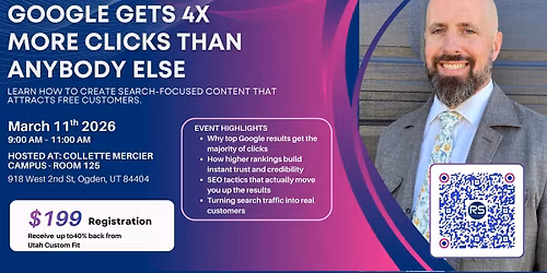 The top listings on google gets 4x more clicks than anybody else