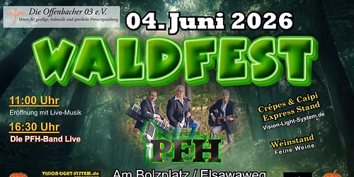 Waldfest der 03er in OF\/Tempelsee