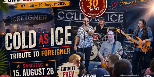 COLD AS ICE \/ Tribute to Foreigner\/ SWB Sommerfestival\/ Last Edition