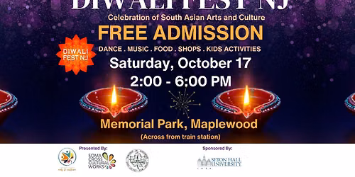 Diwali Fest NJ 2026 - Free Event For All
