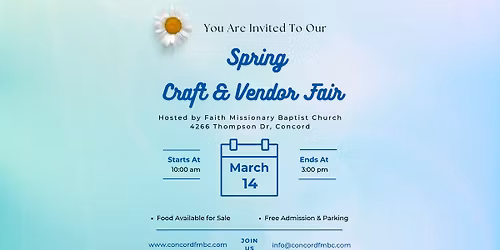 Spring Craft and Vendor Fair