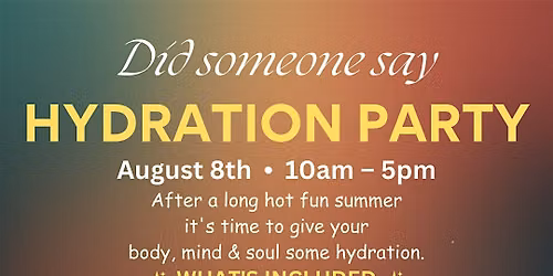 Hydration Party