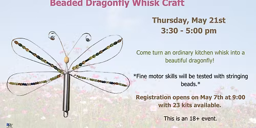 Beaded Dragonfly Whisk Class