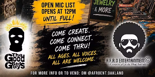 EAST PALO OAKLAND PRESENTS \u201cTHE LAKE SHOW! "OPEN MIC" PICNIC AT THE LAKE!\u201d