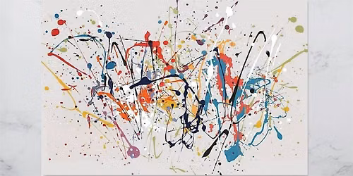 Splatter Paint - Abstract Expressionism Painting Class for Adults