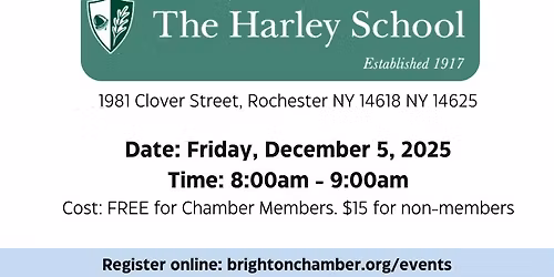 Business Before Hours Networking at The Harley School