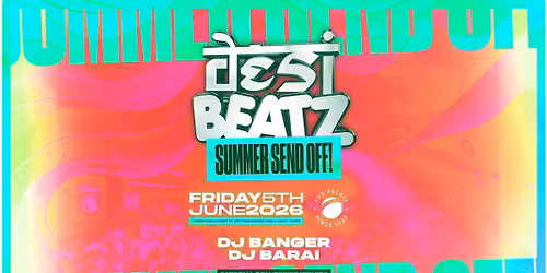 NTU Asoc : Summer Send Off | 05.06.26 | PALAIS NOTTINGHAM