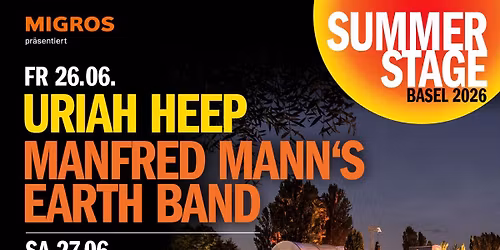 Summerstage 2026 - Manfred Mann's Earth Band \/ Uriah Heep
