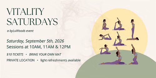 YOGA  - Vitality Saturdays