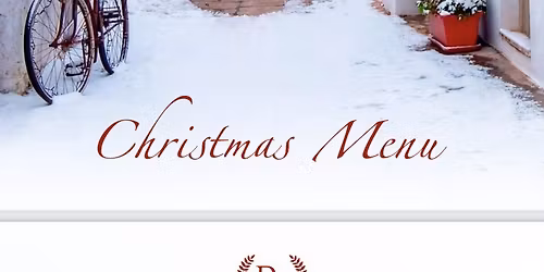 christmas menu from 28 nov to 23 december