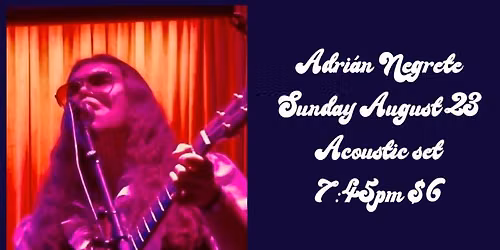 Adrian at The Acoustic Ones 