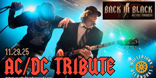 AC\/DC Tribute: Back in Black - Rollertown Frisco HQ