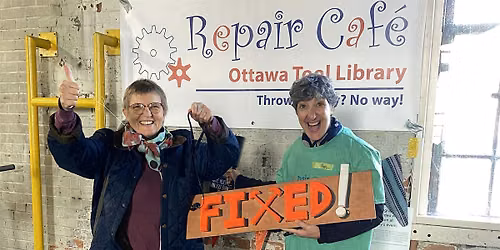 September Repair Caf\u00e9 (no ticket req'd; FREE EVENT; listing for info only)
