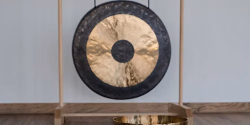 USA, Asheville, NC - Sound Healing With Gongs