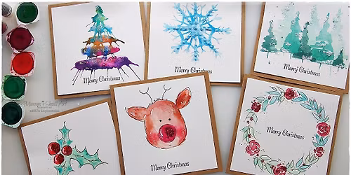 Watercolour Christmas Card