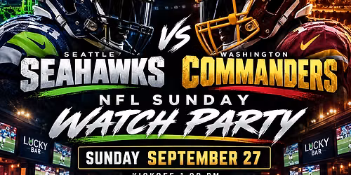 Commanders Vs Seahawks Watch Party