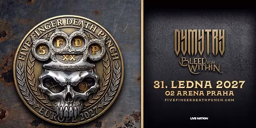 FIVE FINGER DEATH PUNCH: 20th Anniversary World Tour | Praha