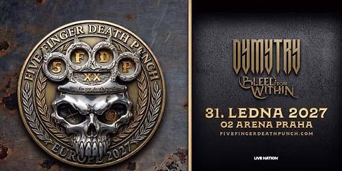 FIVE FINGER DEATH PUNCH: 20th Anniversary World Tour | Praha