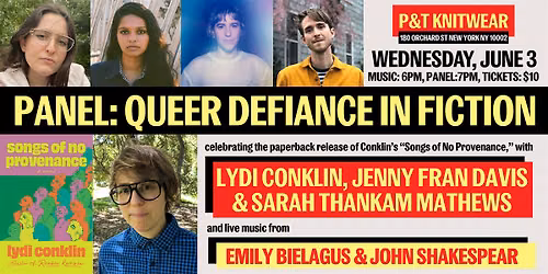 Panel: Queer Defiance in Fiction
