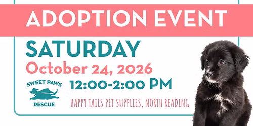 Adoption Event at Happy Tails Pet Supplies