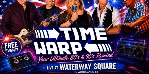 TIME WARP at the Red, Hot and Blue Festival at Waterway Square