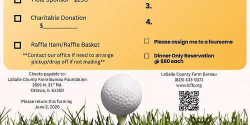 LaSalle County Farm Bureau Foundation Golf Outing