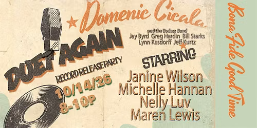 Domenic Cicala-Album Release Party