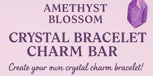 Crystal Charm Bracelet Bar \u2728 by Amethyst Blossom
