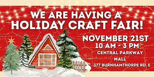 Holiday Craft Fair at Central Parkway Mall