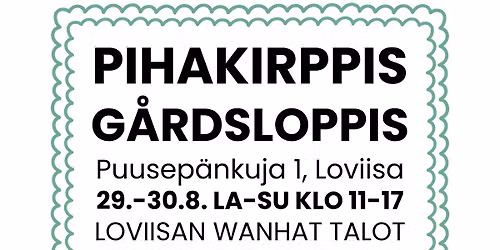 PIHAKIRPPIS | G\u00c5RDSLOPPIS