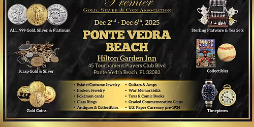 Pointe Vedra Beach, FL FREE 5- Day Event