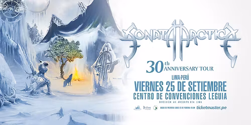 Sonata Arctica  30 a\u00f1os en Lima 2026 