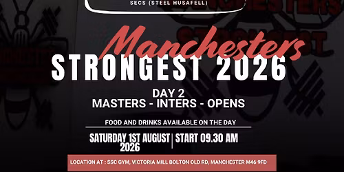 Manchesters Stronger 2026 Day 2