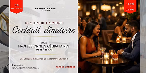 Cocktail d\u00eenatoire pour professionnels c\u00e9libataires