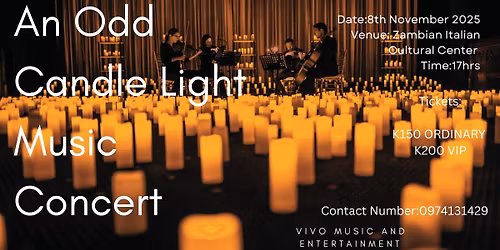 An Odd Candle Light Music Concert