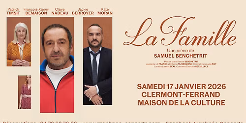 La famille \u00e0 la Maison de la Culture \u00e0 Clermont-Ferrand