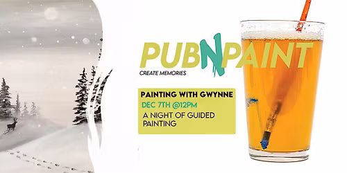Brewhouse Paint Event with PubNPaint Dec 7th