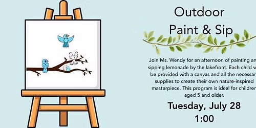 YOUTH: Outdoor Paint N Sip
